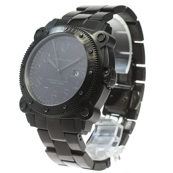 HAMILTON Khaki Below Zero H785850 Date black Dial Automatic Men's Watch_866256 - Picture 3 of 11